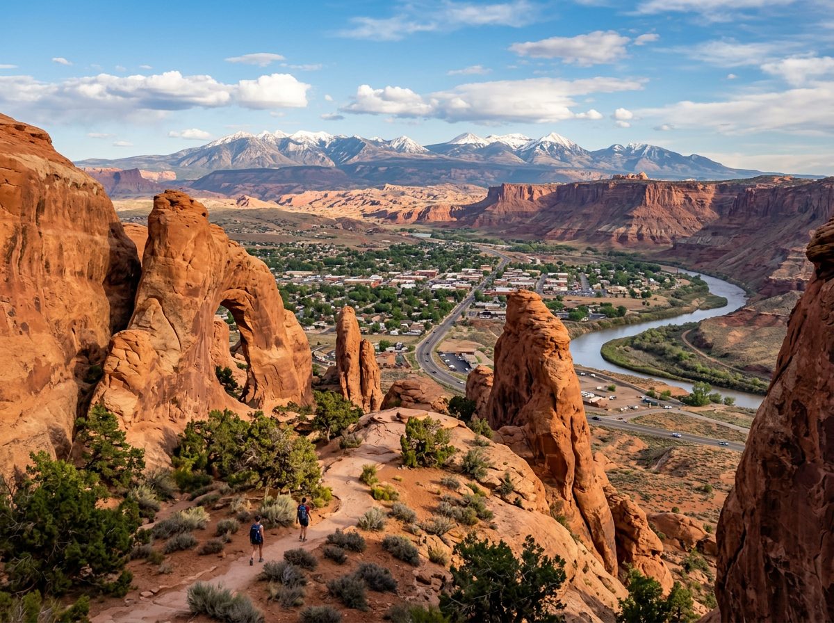 Moab Utah overlook